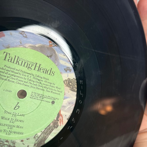 Talking Heads Little Creatures Vinyl LP Record Album w/ Sleeve VG- / VG 1985 - Picture 16 of 16